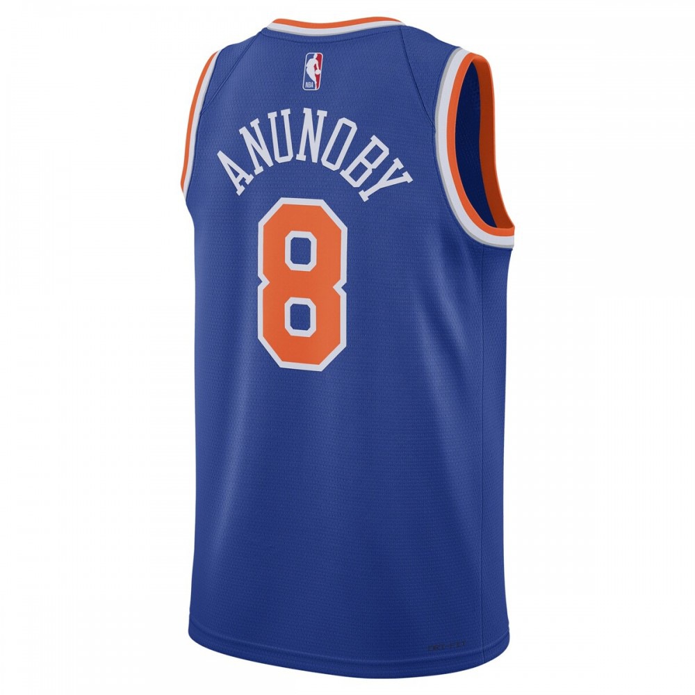 OG Anunoby New York Knicks Unisex Swingman Jersey - Icon Edition - Blue-Pro Kit Vault | Brand New 26/27 Sports Jerseys
